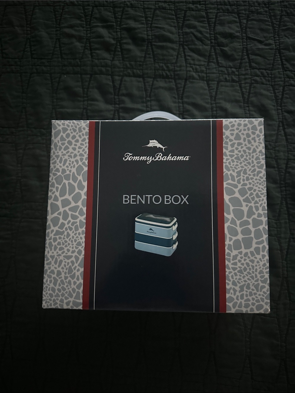 Tommy Bahama Blue and White Bento Box